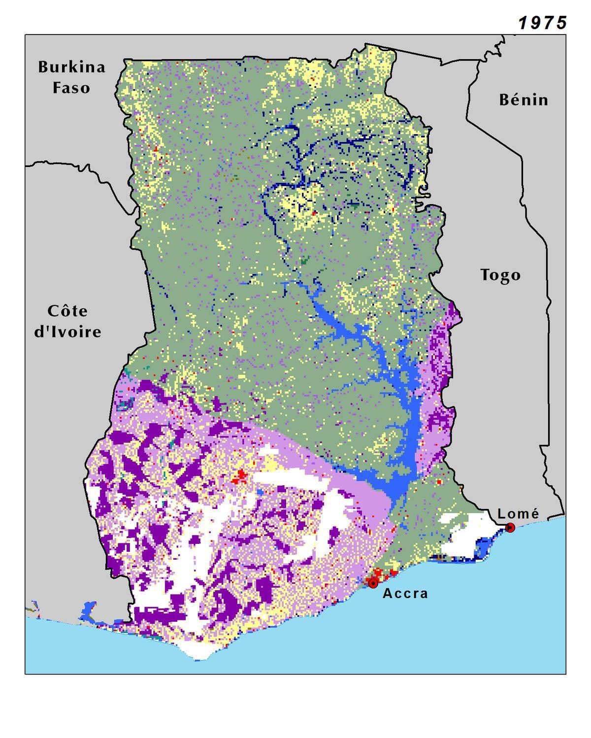 Topographic Map Of Ghana Physical Map Of Ghana - Topographic Map Of Ghana (Western Africa - Africa)