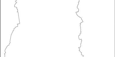 Blank map of ghana